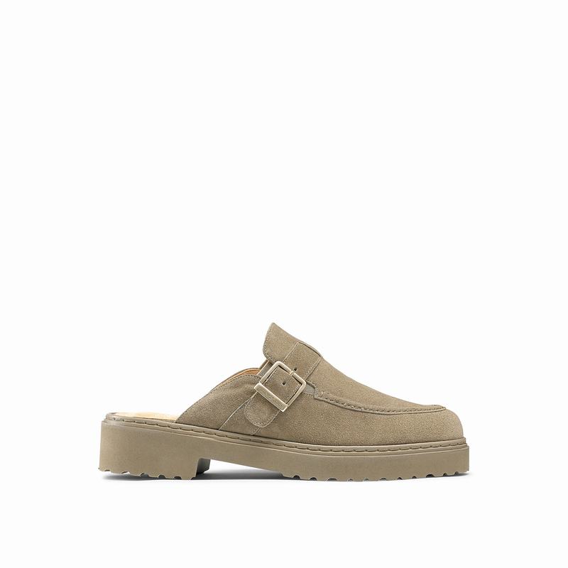 Russell & Bromley Tulip Casual Mules Womens Brown [NJM567XD]